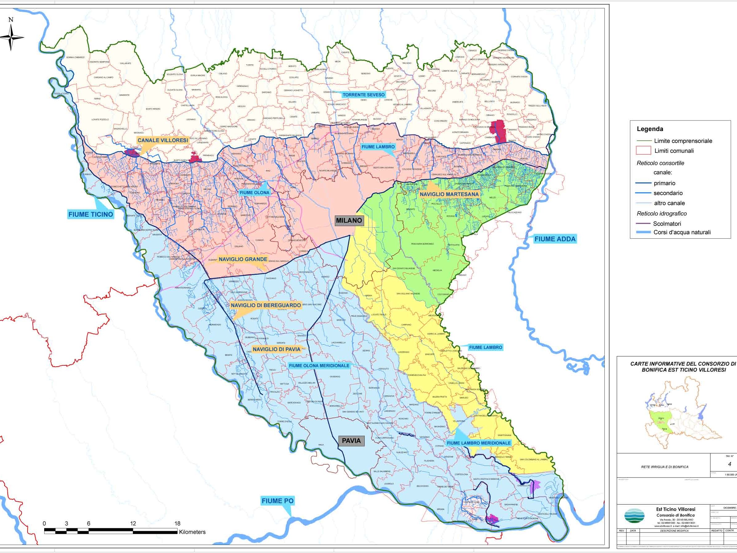 tethys - analisi territoriale - Predisposizione di cartografie tematiche per l’ottimizzazione della gestione irrigua